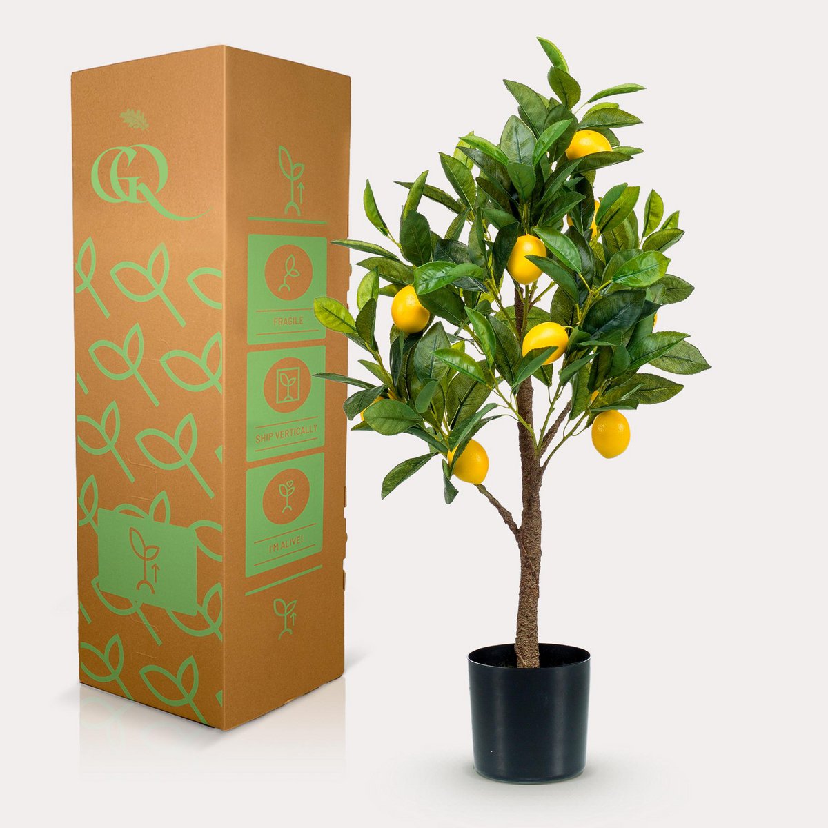 Kunstplant - Citrus Limonia - Citroenboom - 75 cm