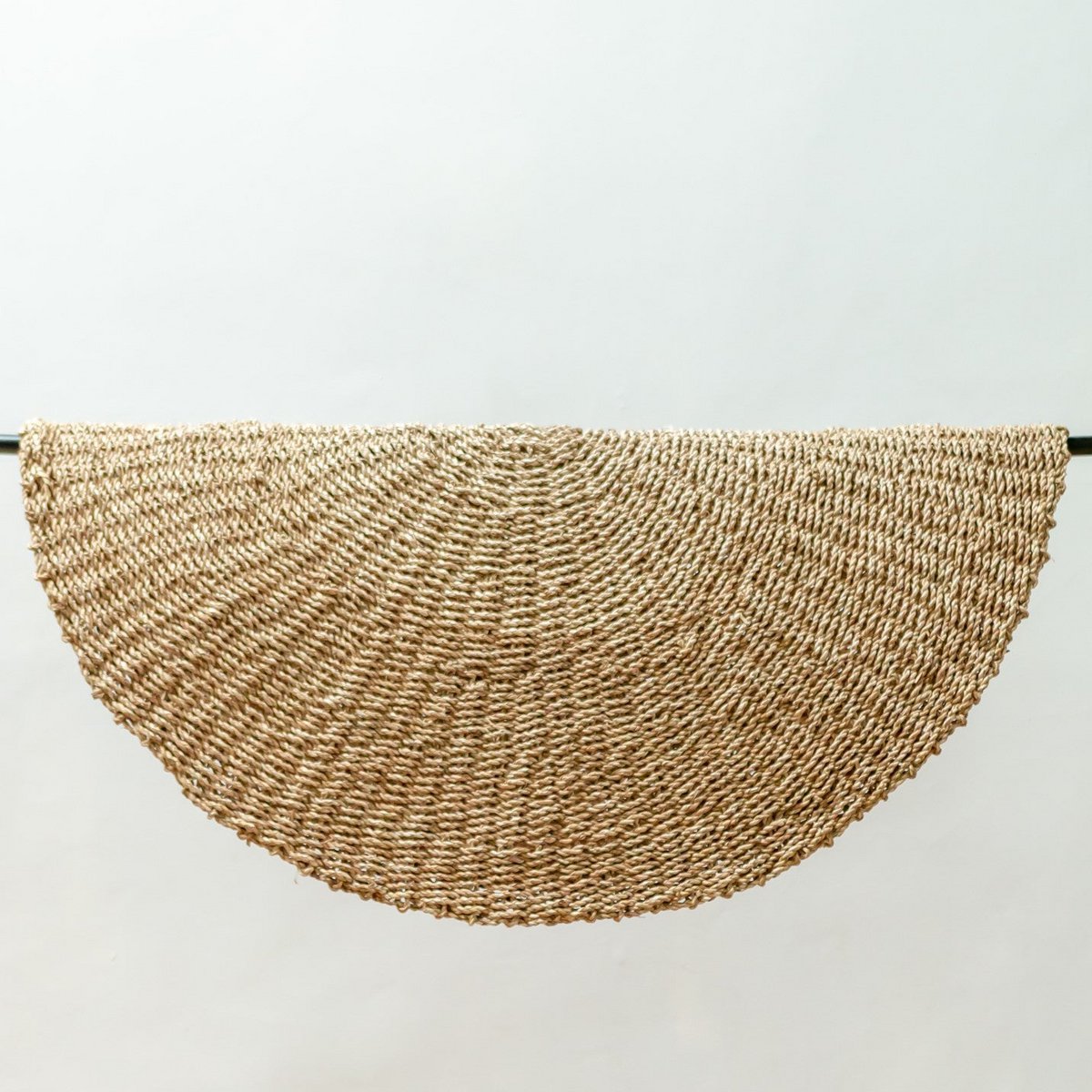 Rond Zeegras Vloerkleed 100/120 cm LOKA (2 maten) Beige Naturel Tapijt