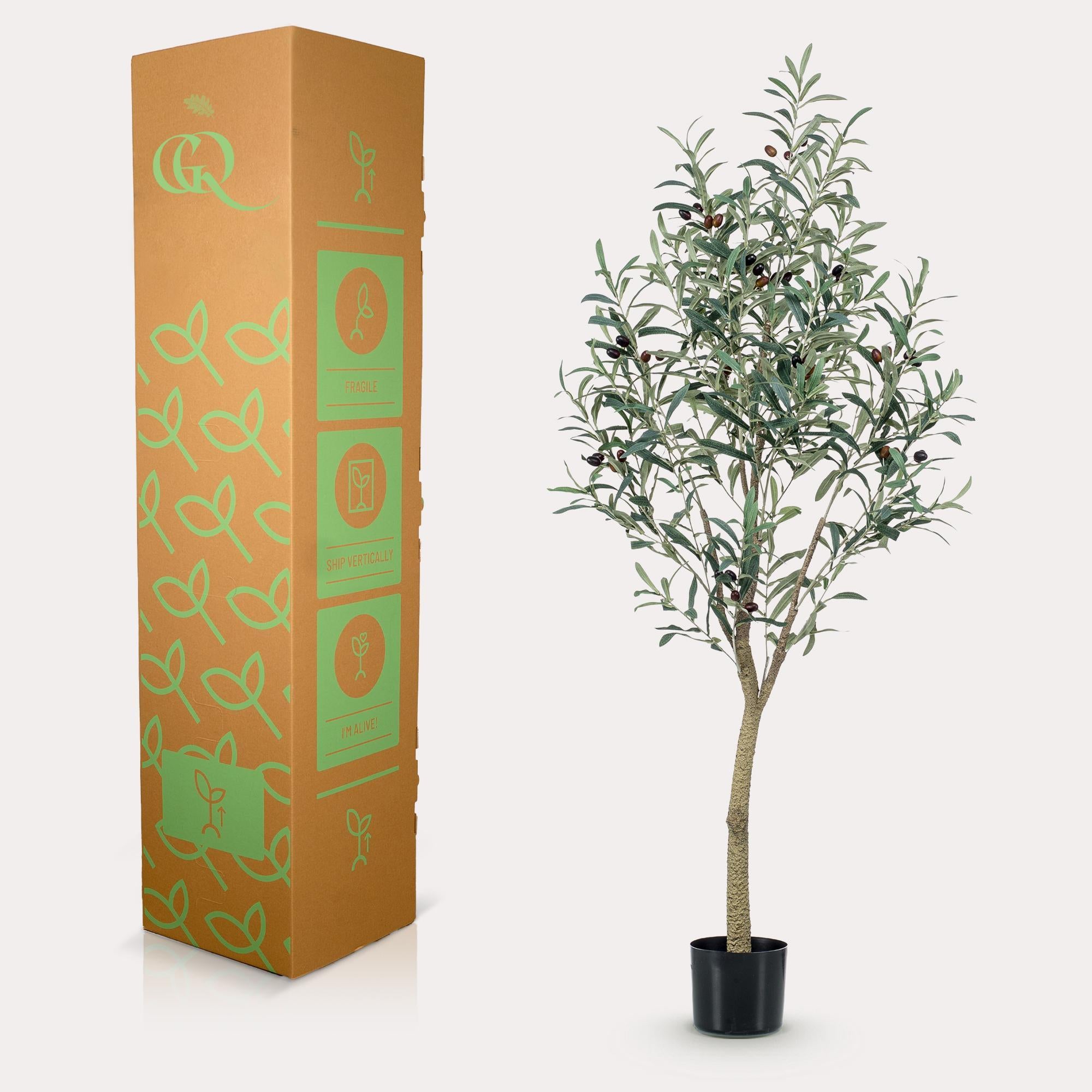 Kunst Olijfboom -  Olea europaea - Olijfboom - 140 cm