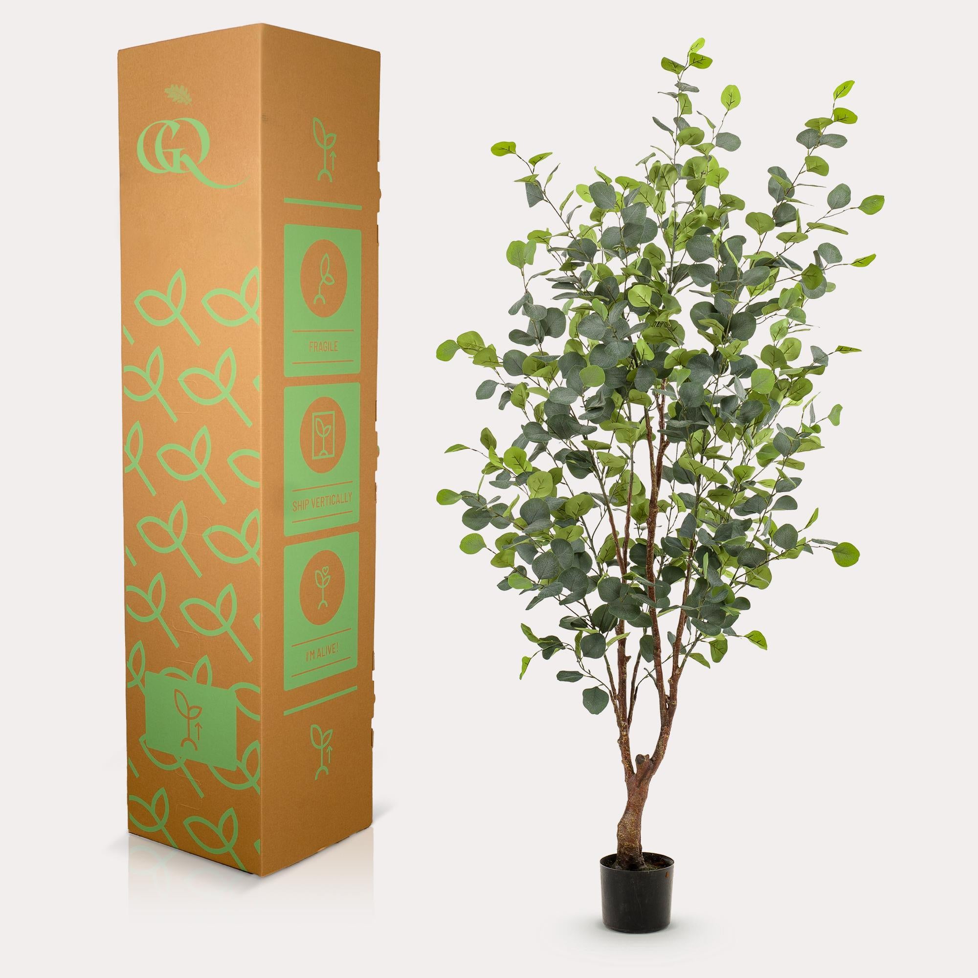 Kunstplant - Eucalyptus - Blauwe Gomboom - 140cm - 140