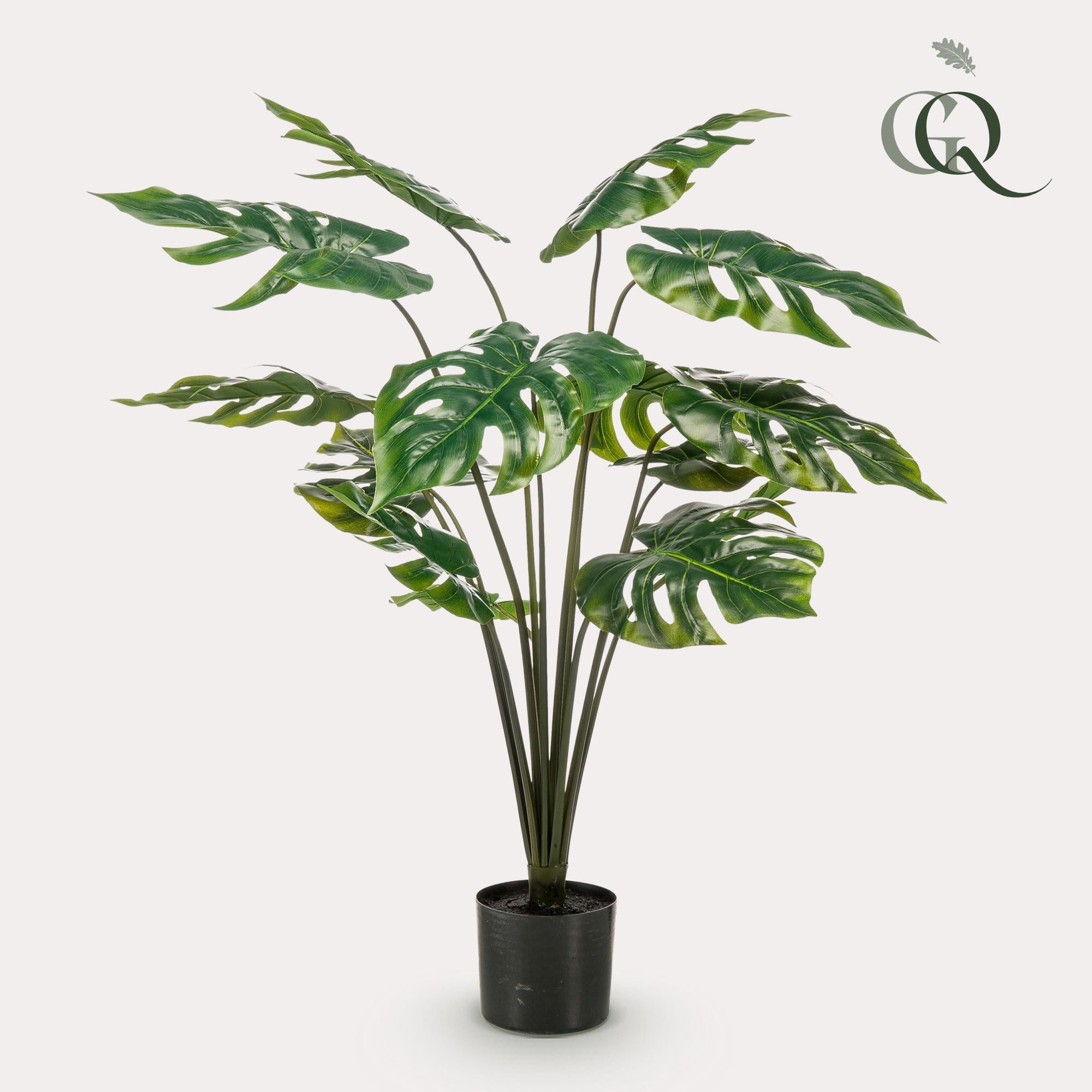 Kunstplant - Monstera Deliciosa - Gatenplant - 110 cm